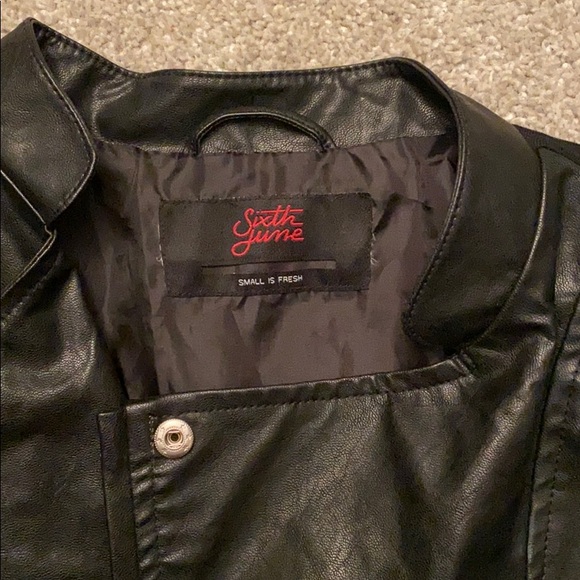 Sixth June Paris leather jacket Unisex Small - Picture 6 of 8